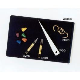 5 Piece set including Knockdown,Wedge,Tips and Hooks